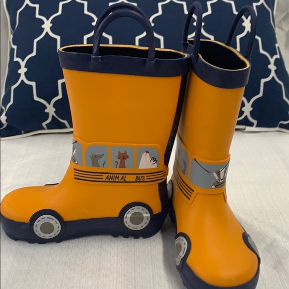 Cat Jack Animal Bus Rain Boots 